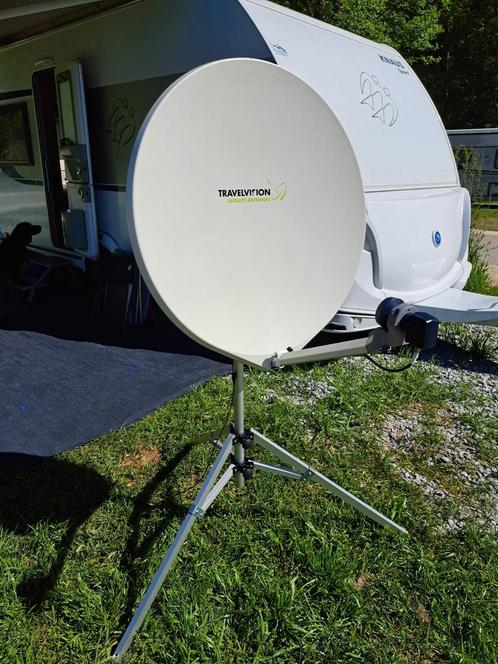 Travel Vision R7 Schotel 80cm – Prima Staat –, Audio, Tv en Foto, Schotelantennes, Gebruikt, Ophalen