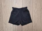 Mousseline short korte broek zwart mt 98/104, Kinderen en Baby's, Kinderkleding | Maat 98, Ophalen of Verzenden, Nieuw, Meisje
