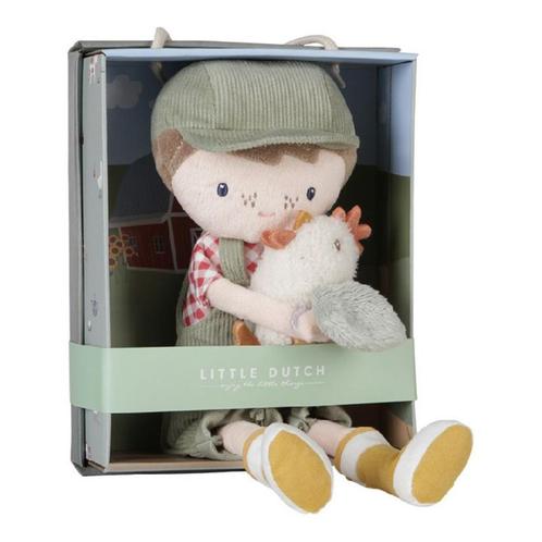 Boer Jim met Kip 35 cm Avontuur & Knuffelplezier in 1 Nieuw, Kinderen en Baby's, Speelgoed | Knuffels en Pluche, Nieuw, Overige typen