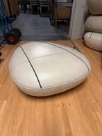 Leolux Kikko poef - Overcompleet!, Ophalen, Gebruikt, Leer, Ovaal