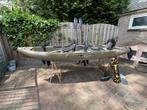 Hobie Mirage Outfitter tweepersoons trapkano, Ophalen, Gebruikt, Met peddels, Kajak