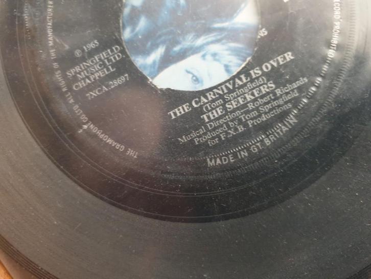 the Seekers - The Carnival is over (x19), Cd's en Dvd's, Vinyl Singles, Gebruikt, Pop, Ophalen of Verzenden