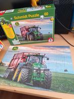 John Deere puzzel 60 stukjes ZGAN, Ophalen of Verzenden, Meer dan 50 stukjes, Zo goed als nieuw, 4 tot 6 jaar