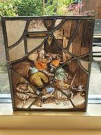 Zeer oude gebrandschilderde glas in lood hanger (13 K), Ophalen