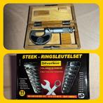 180. Micro Meter 0 / 25 mm en steek ringsleutel set 6 / 19, Ophalen of Verzenden, Nieuw