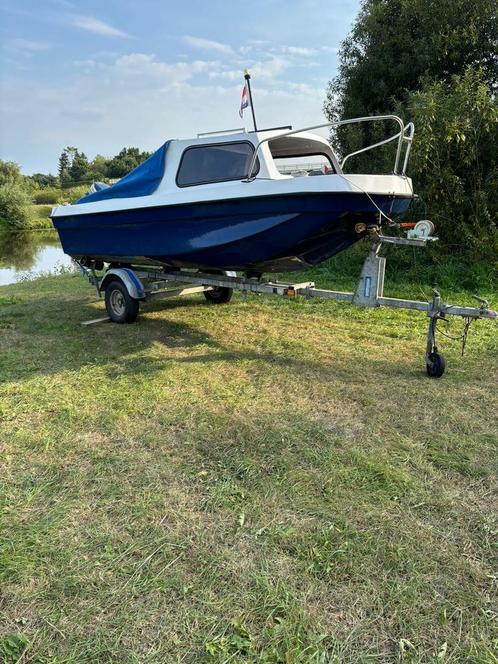 Kajuitboot 15PK Yamaha, Watersport en Boten, Accessoires en Onderhoud, Zo goed als nieuw, Ophalen of Verzenden