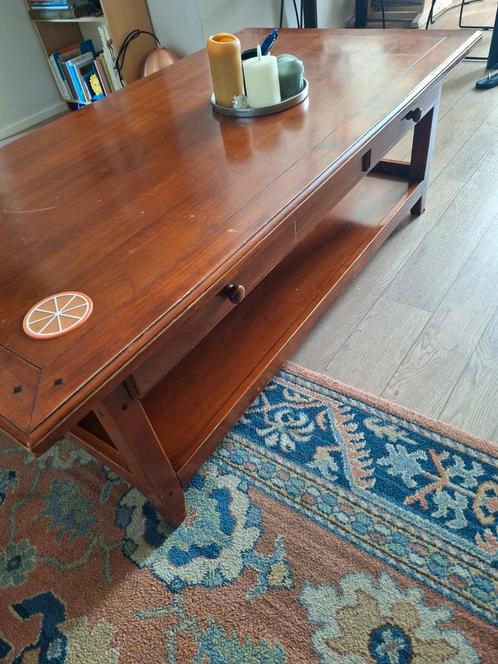 Salontafel kersenhout GRATIS ophalen, Huis en Inrichting, Tafels | Salontafels, Gebruikt, Minder dan 50 cm, 50 tot 100 cm, 100 tot 150 cm