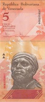Venezuela bankbiljet 5 Bolivares 2009, Pick 89d UNC, Postzegels en Munten, Bankbiljetten | Amerika, Los biljet, Zuid-Amerika, Ophalen