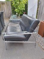 Vintage leren Gelderland bank, Artifort model jaren 80, Ophalen, Gebruikt, 150 tot 200 cm, Tweepersoons