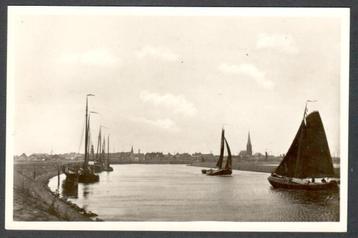 Oude ansicht - Lemmer - Haven met schepen - Frl beschikbaar voor biedingen