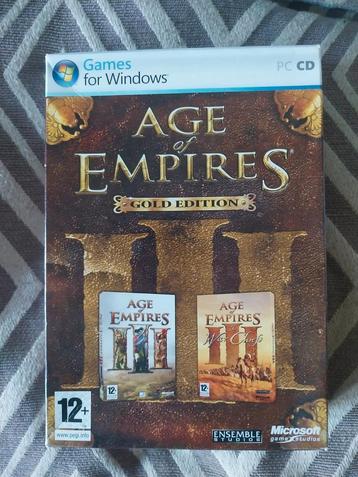 Age Of Empires 3 gold edition pc small box beschikbaar voor biedingen