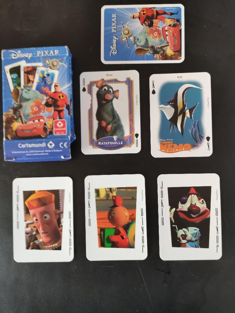 Speelkaarten Pixer Disney, Verzamelen, Ophalen of Verzenden, Nieuw, Speelkaart(en)