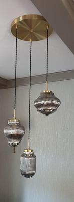 hanglamp, Ophalen of Verzenden, Zo goed als nieuw, Glas, 50 tot 75 cm