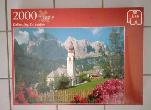 Puzzle Kolfuschg Dolomites - 2000 stukjes - Nieuw (Bieden of, Hobby en Vrije tijd, Denksport en Puzzels, Nieuw, Legpuzzel, Meer dan 1500 stukjes
