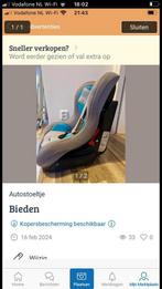 Autostoel teab, Overige merken, 15 t/m 36 kg, Ophalen of Verzenden, Gebruikt
