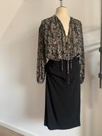 Isabel Marant Etoile blouse zwart beige 38/M, Verzenden, Beige, Nieuw, Maat 38/40 (M)