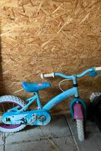 Kinderfiets Frozen 14 inch, Fietsen en Brommers, Fietsen | Kinderfietsjes, Ophalen, Gebruikt, Minder dan 16 inch