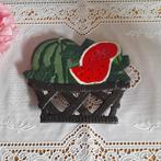 Gietijzeren onderzetter watermeloen, Ophalen of Verzenden, Pot of Pan