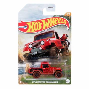 Hotwheels: Mud Runner Voertuig: 67 Jeepster Commando beschikbaar voor biedingen