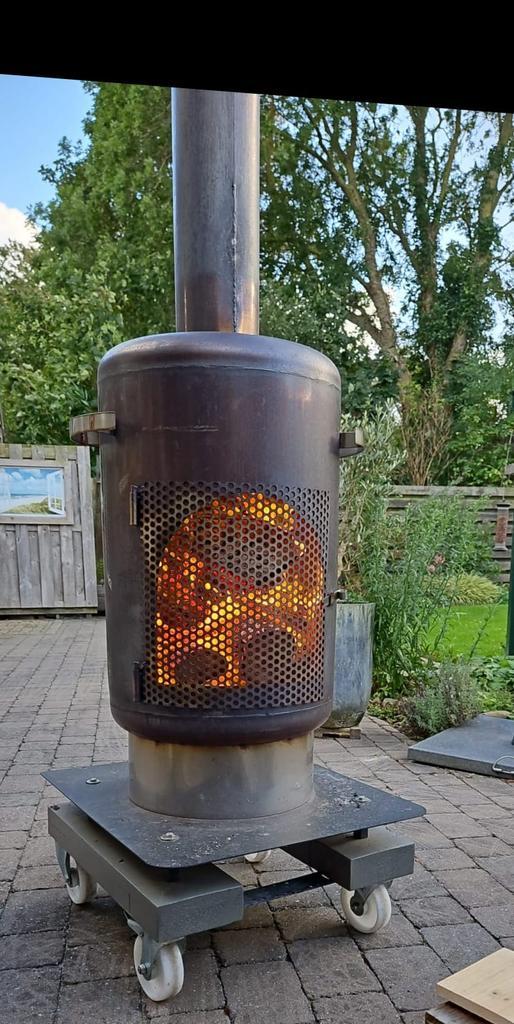 rvs tuinkachel tuinhaard terrashaard buitenkachel kachel, Tuin en Terras, Tuinhaarden, Nieuw, Ophalen of Verzenden
