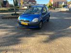 Toyota Yaris 1.0 16V Vvti 3DR 2003 Blauw, Auto's, Voorwielaandrijving, Stof, 68 pk, Origineel Nederlands