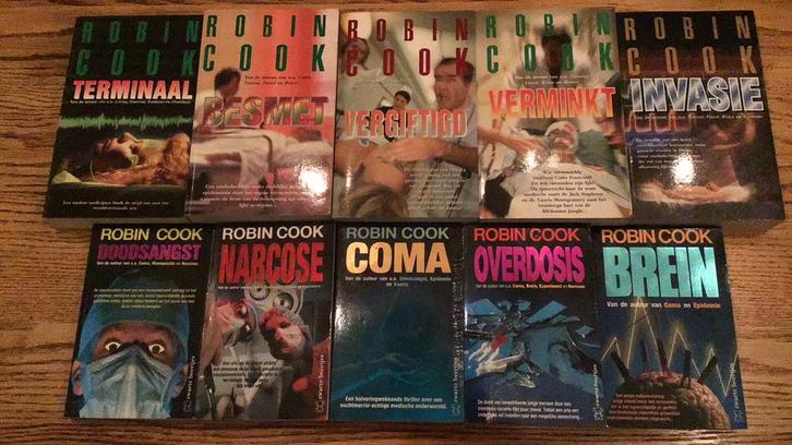 Robin Cook Thrillers - 10 stuks, ook los, IZGS, Boeken, Thrillers, Zo goed als nieuw, Nederland, Ophalen of Verzenden