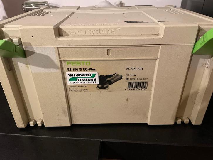 Festool ES 150/3 EQ-Plus Excentrische Schuurmachine, Doe-het-zelf en Verbouw, Gereedschap | Schuurmachines, Gebruikt, Excentrische schuurmachine