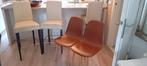 eetkamerstoelen en barstoelen, Huis en Inrichting, Gebruikt, 4 krukken, 30 tot 60 cm, Ophalen