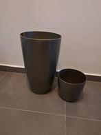 Plastic bloempotten gratis afhalen, Ophalen, Kunststof, Rond, Zo goed als nieuw