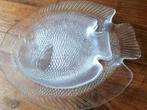 Te koop een grote vis serveerschaal en 4 kleine., Huis en Inrichting, Keuken | Servies, Ophalen of Verzenden, Glas, Overige stijlen