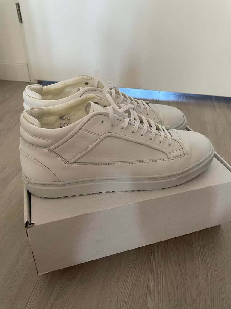 ETQ MT02 Witte Sneakers Maat 47 - Zo Goed Als Nieuw, Wit, Ophalen of Verzenden, Sneakers of Gympen, Zo goed als nieuw