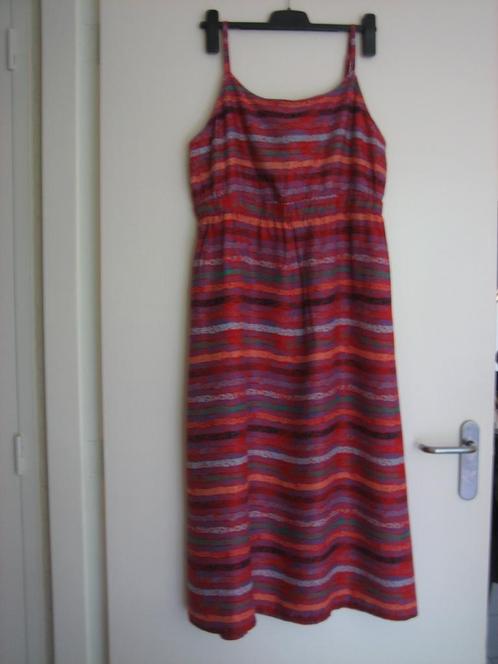 Fleurig gestreepte zomerjurk BIAGGINI 40-42 Snazzeys, Kleding | Dames, Jurken, Nieuw, Maat 42/44 (L), Roze, Onder de knie, Verzenden