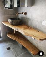 Stoere boomstamplank als wastafel ruime keuze voorradig, Ophalen, Nieuw, 50 tot 100 cm, Minder dan 100 cm