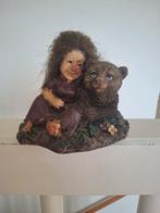 Candy Design troll met beer sculptuur vintage goede staat, Verzamelen, Ophalen of Verzenden, Zo goed als nieuw, Mens