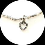 Pandora hanger Hartje 791304CZ / retired zirkonia, Gebruikt, Pandora, Ophalen of Verzenden, 1 bedel