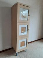 Kastje met drie deurtjes met fotolijst, beuken-look, Huis en Inrichting, Kasten | Overige, Ophalen