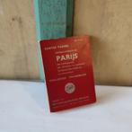 Parijs stratengids Falk oude uitgave rode kaft Cartes Taride, Europa, Ophalen of Verzenden, Reisgids of -boek, Gelezen