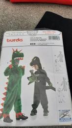 Patroon dinosaurus Rode en witte stof is vilt, Ophalen of Verzenden, Nieuw, Patroon, Burda
