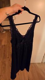 1x gedragen blauwe kanten hunkemoller nachtjapon nachtjurk, Hunkemöller, Ophalen of Verzenden, Zo goed als nieuw, Maat 42/44 (L)