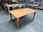 Grenen tafel, formaat 180 x 100 cm., Ophalen, Gebruikt, 50 tot 100 cm, Vijf personen of meer