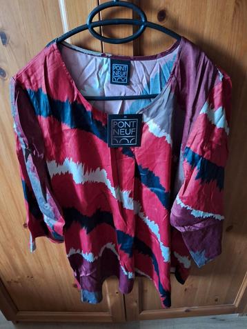 Pont Neuf 42-44 nieuwe blouse rood, grijs, zwart beschikbaar voor biedingen
