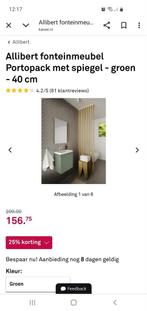 Allibert toiletkastje met wastafel, Ophalen, Nieuw