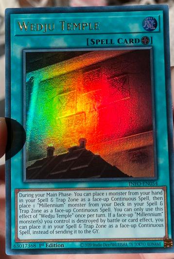 Yu-Gi-Oh! Wedju Temple INFO 1st Edition ! beschikbaar voor biedingen