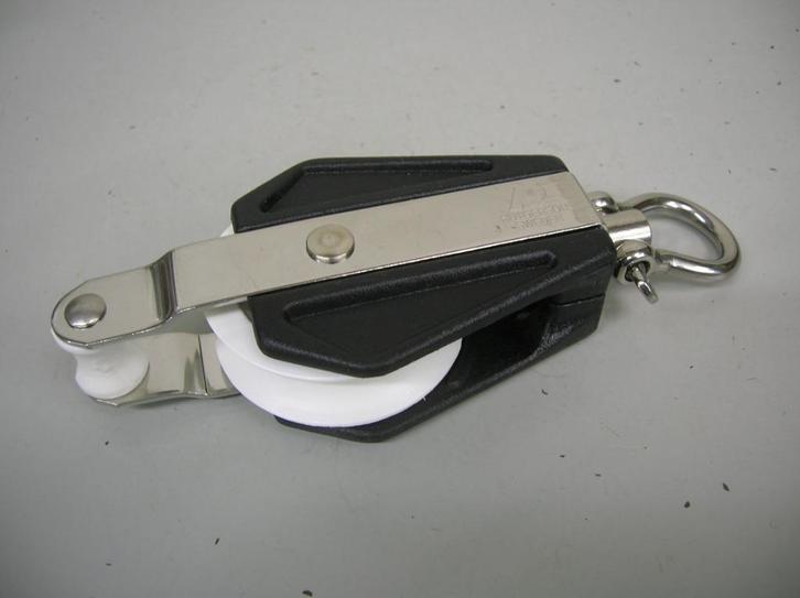 Rutgerson enkelschijfs blok, katrol, 12 mm lijn, Watersport en Boten, Accessoires en Onderhoud, Nieuw, Lijn of Blok, Ophalen of Verzenden