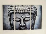 Canvas wanddecoratie Boeddha (3-luik), Ophalen of Verzenden, Zo goed als nieuw