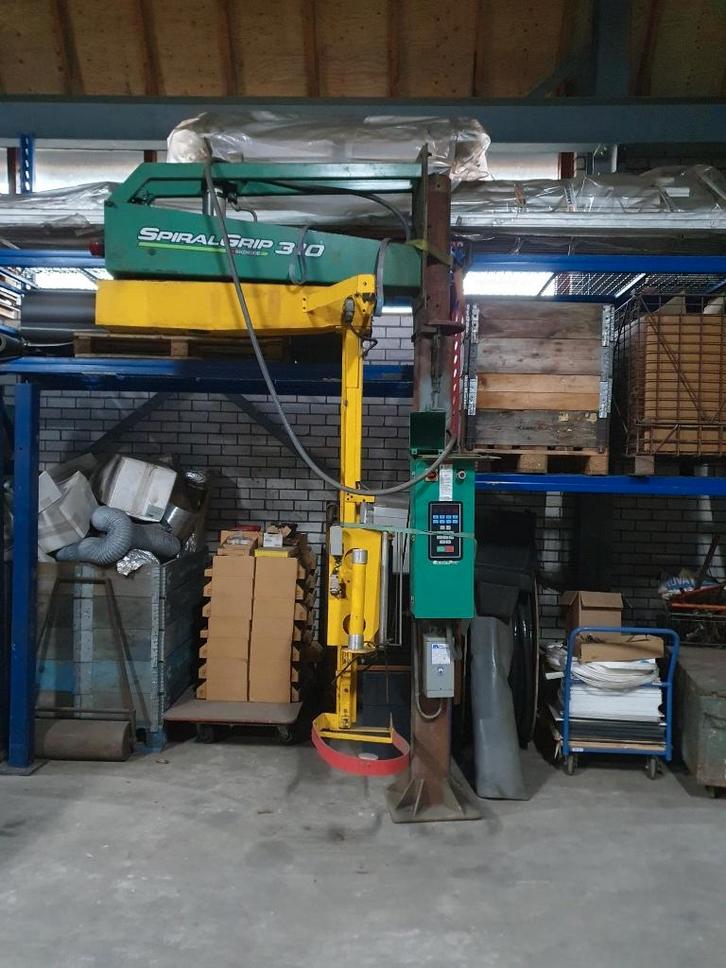 Signode spiralgrip 310 palletwikkelaar foliewikkelaar, Doe-het-zelf en Verbouw, Gereedschap | Overige machines, Gebruikt, Ophalen