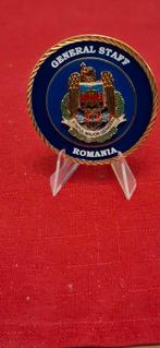 Challange coin Generale Staf Roemenië, Ophalen of Verzenden, Landmacht, Overige gebieden, Embleem of Badge