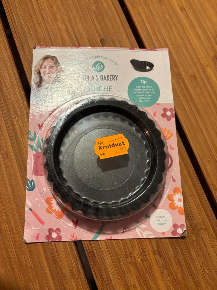 Laura's Bakery Quiche Set - Nieuw!, Huis en Inrichting, Keuken | Keukenbenodigdheden, Nieuw, Ophalen of Verzenden
