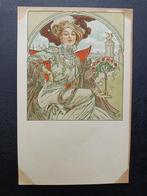 Alphonse Mucha Originele Briefkaart Ansichtkaart Expo Parijs, Verzenden, Ongelopen, Frankrijk