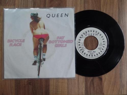 single  Queen - Bicycle Race / Fat Bottomed Girls , Cd's en Dvd's, Vinyl Singles, Gebruikt, Single, Rock en Metal, 7 inch, Ophalen of Verzenden